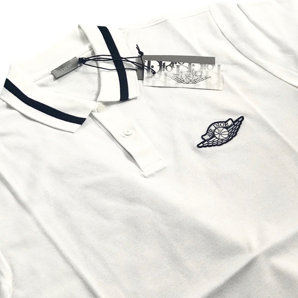 Brand New Dior x Jordan Wings Polo Shirt - Picture 4 of 5